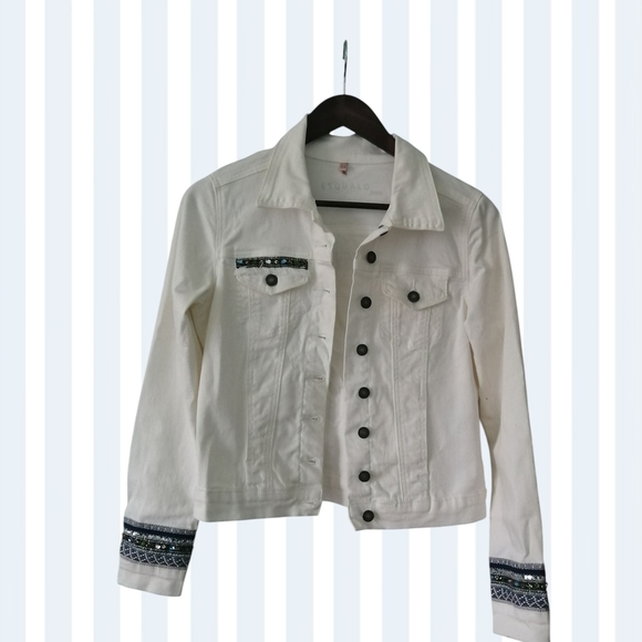 ESQUALO Jackets & Blazers - ESQUALO Jean Jacket with Sparkling Accents